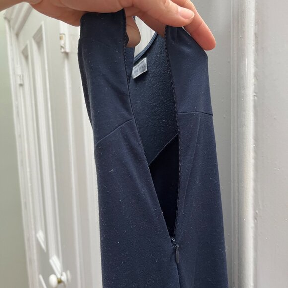 Legoe Heritage Navy Maternity and Nursing slip dress - Picture 6 of 7